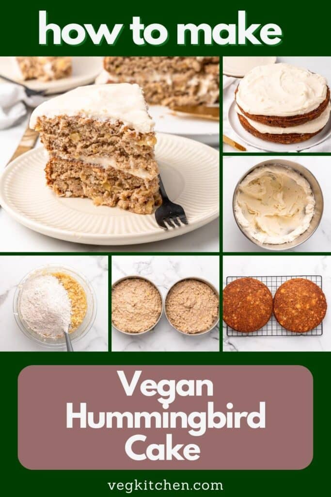 vegan hummingbird cake