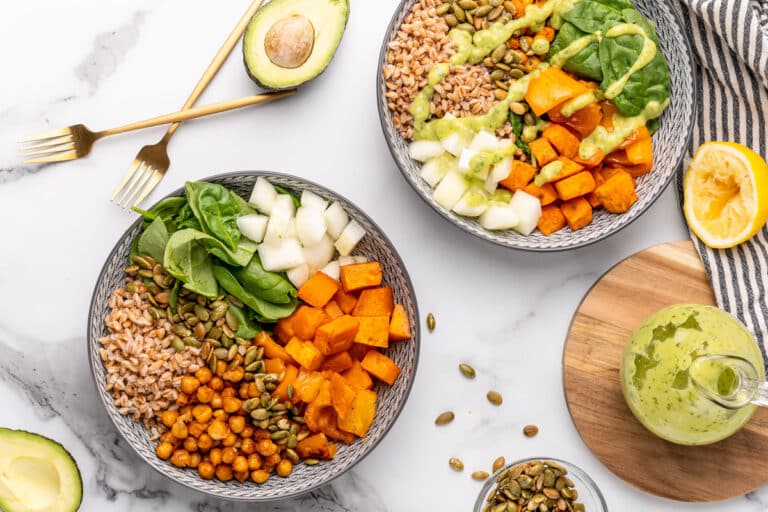 Farro Bowl Vegan recipes by VegKitchen