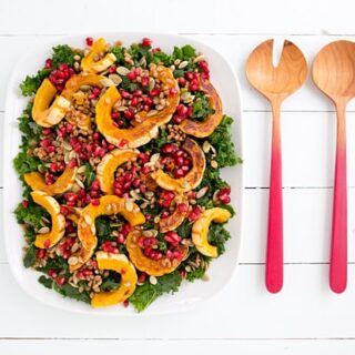 Delicata Squash and Kale Salad