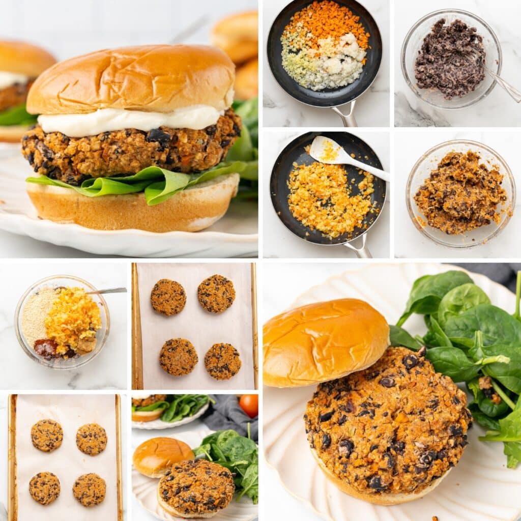 Chipotle Black Bean Burgers (Vegan) Vegan recipes by VegKitchen