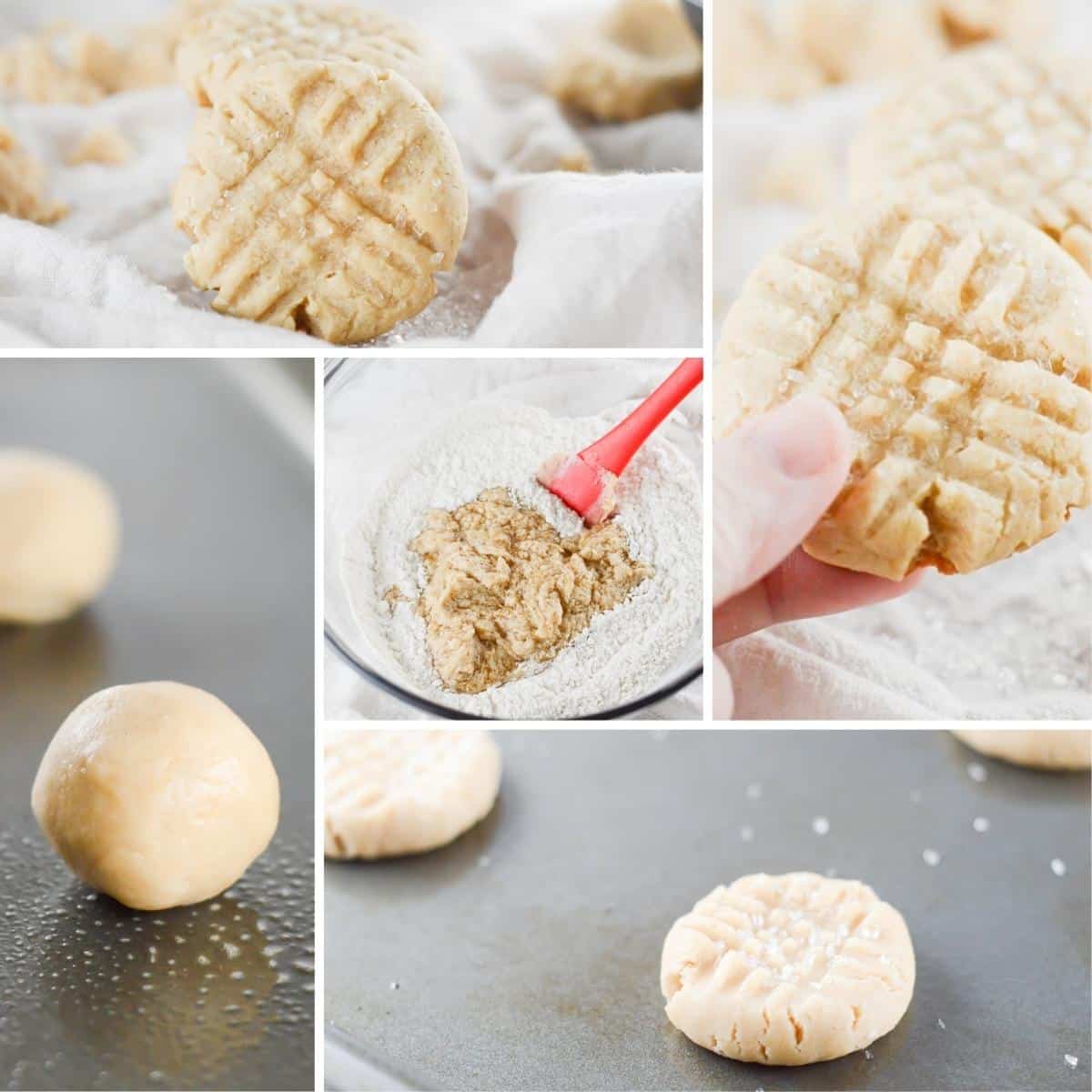 how to make vegan sugar cookies collage