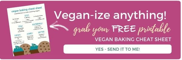 vegan baking substitutions cheat sheet