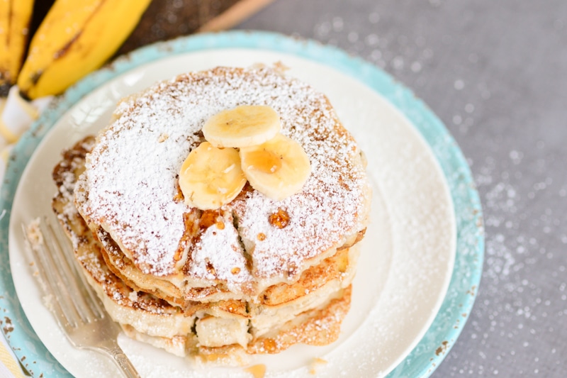 Vegan Banana Pancakes {gluten free}