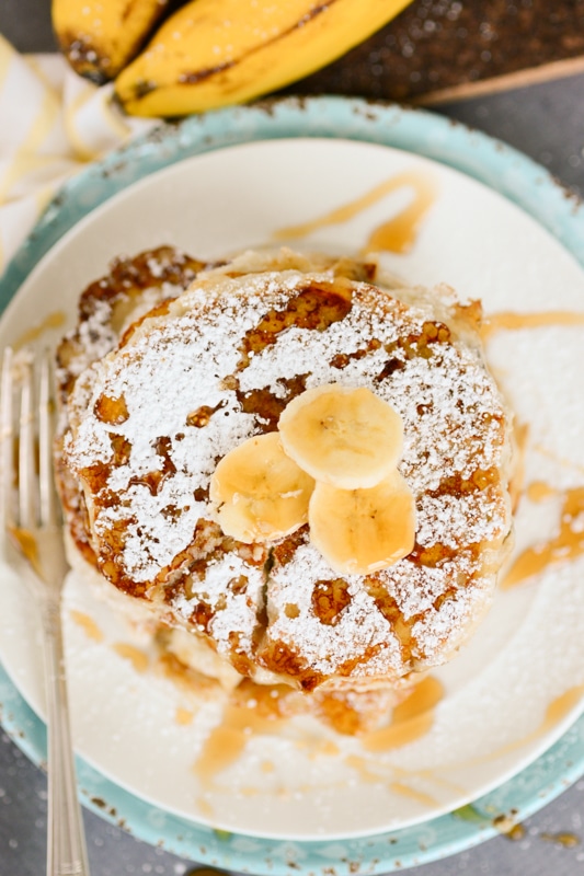 Vegan Banana Pancakes {gluten free}