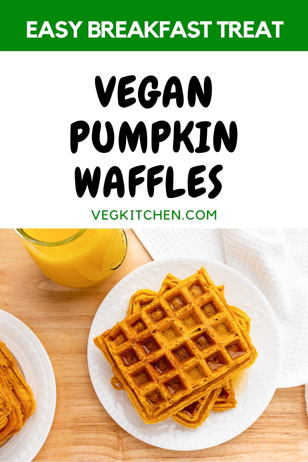 healthy vegan waffles