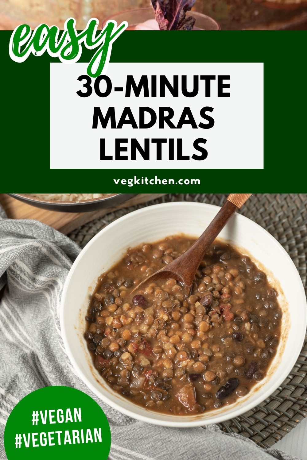 easy madras lentils
