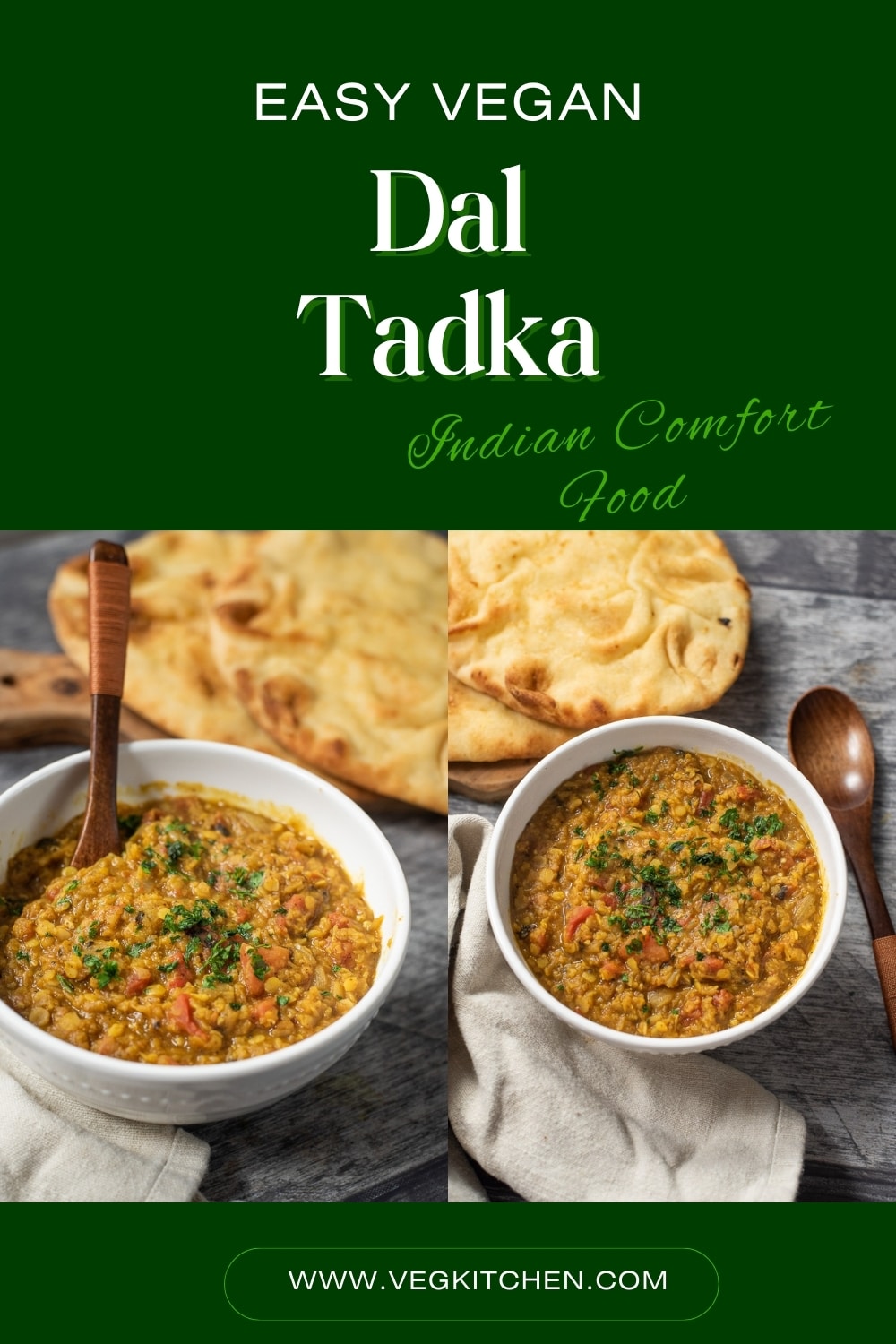 Easy Vegan Dal Tadka - Vegan recipes by VegKitchen