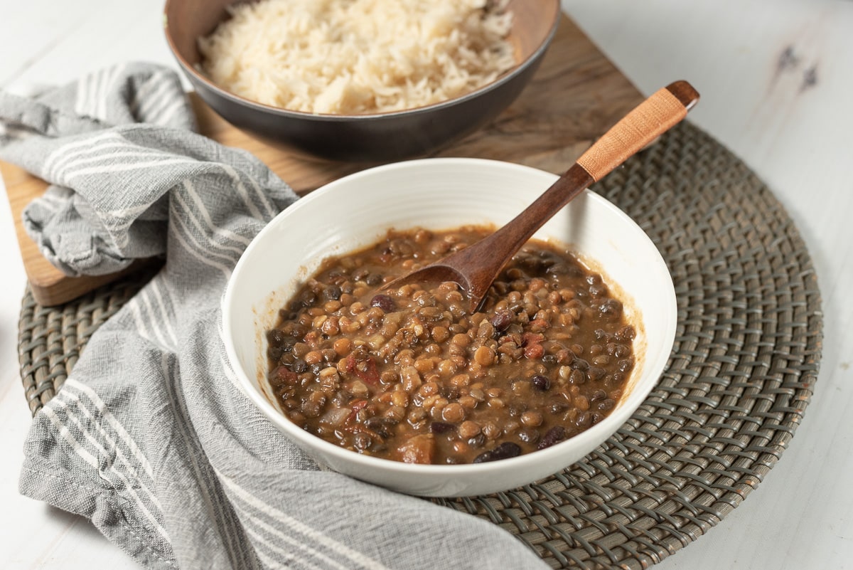 easy madras lentils