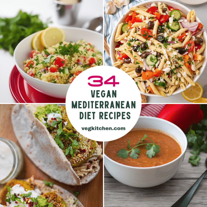 34 vegan Mediterranean diet recipes