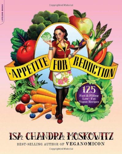 Appetite for Reduction cookbook cover by Isa Chandra Moskowitz