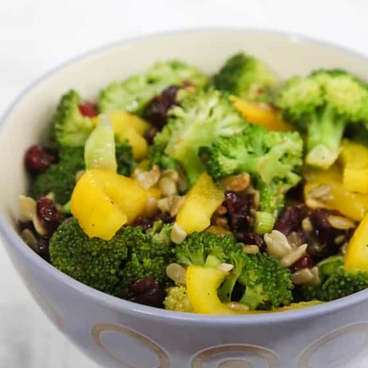 Image for Broccoli Salad with Yellow Peppers and Cranberries