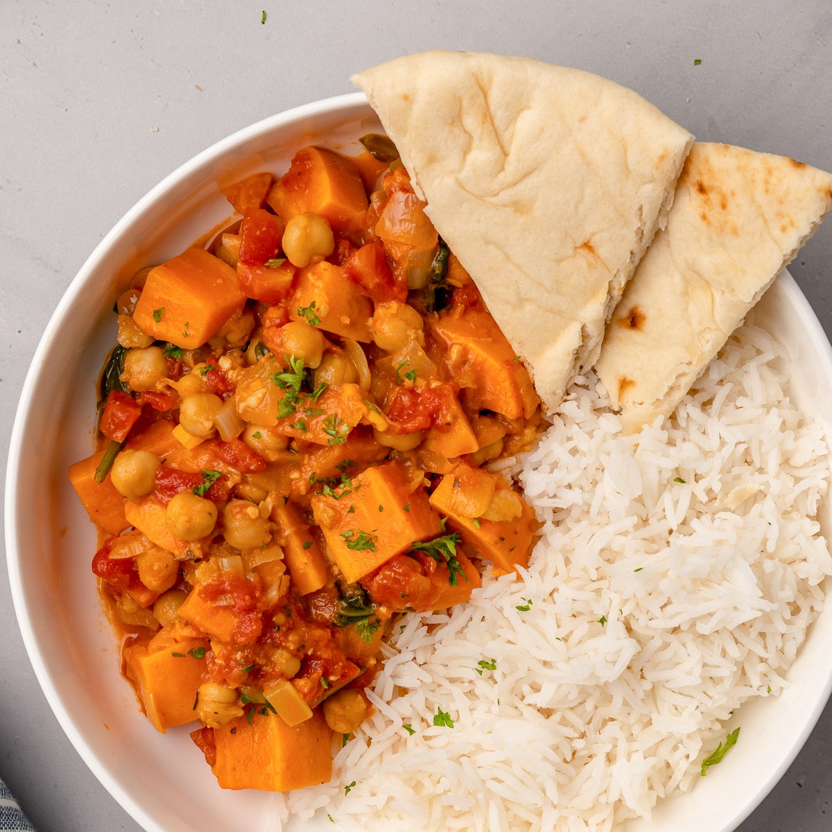 Sweet Potato Chickpea Curry