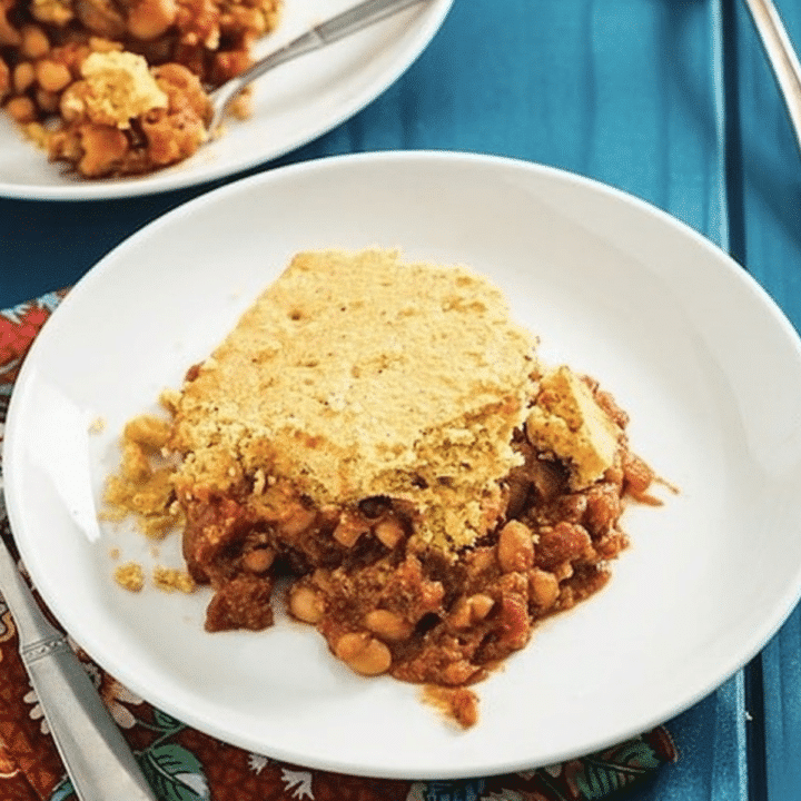 Maple Baked Beans and Cornbread Casserole featured image