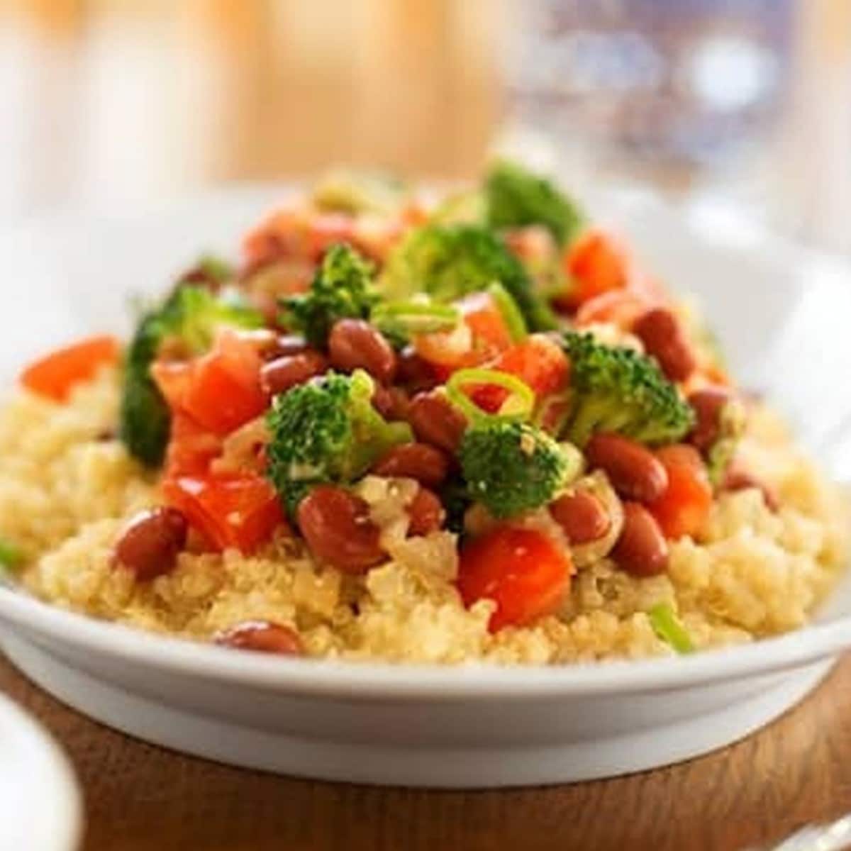 Image for Miso-Ginger Red Beans with Quinoa and Broccoli