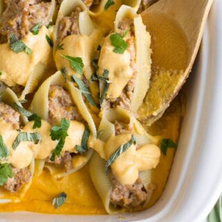 Image for Butternut Squash Stuffed Shells (Vegan!)