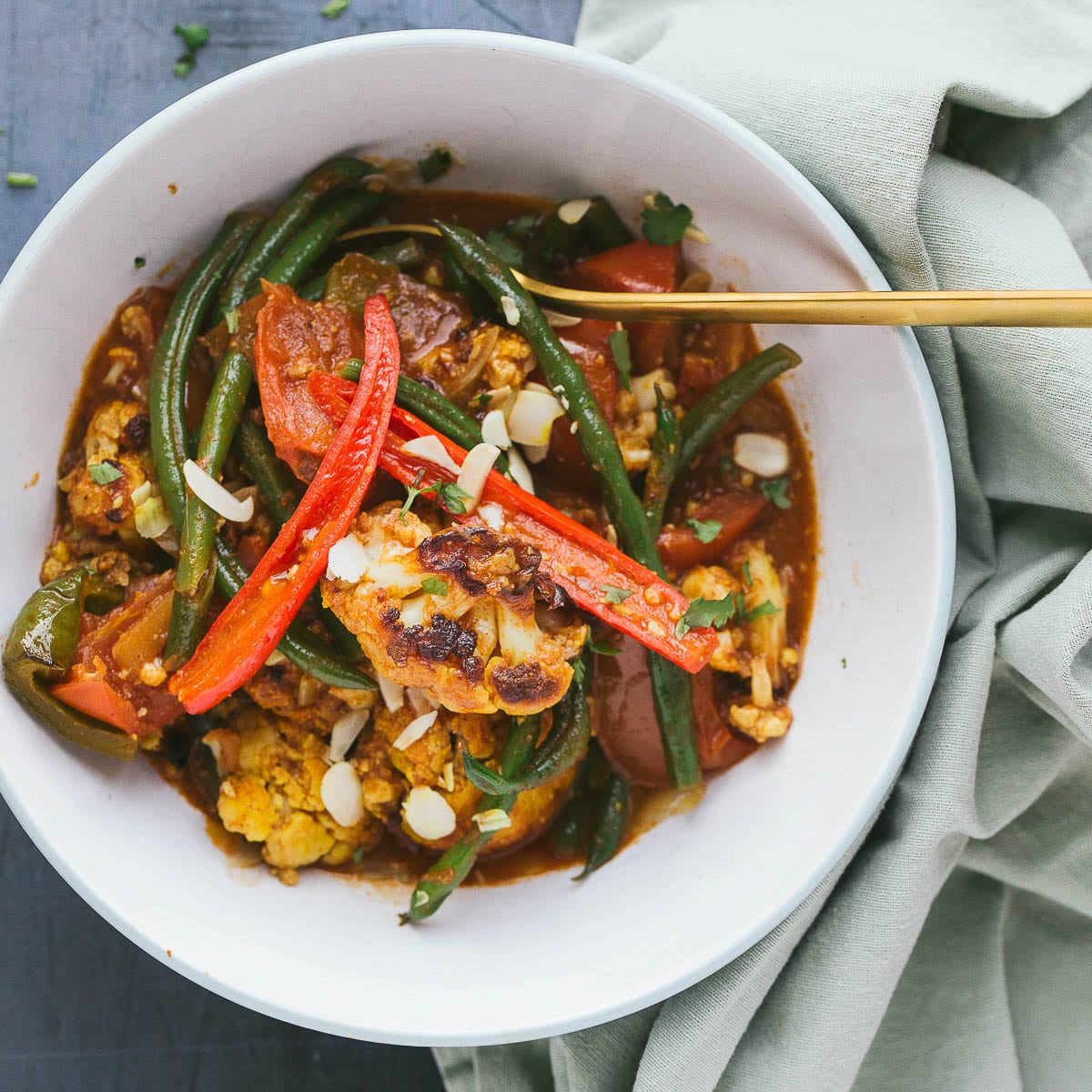 Indian Vegetable Curry - photo courtesy of Oh My Veggies