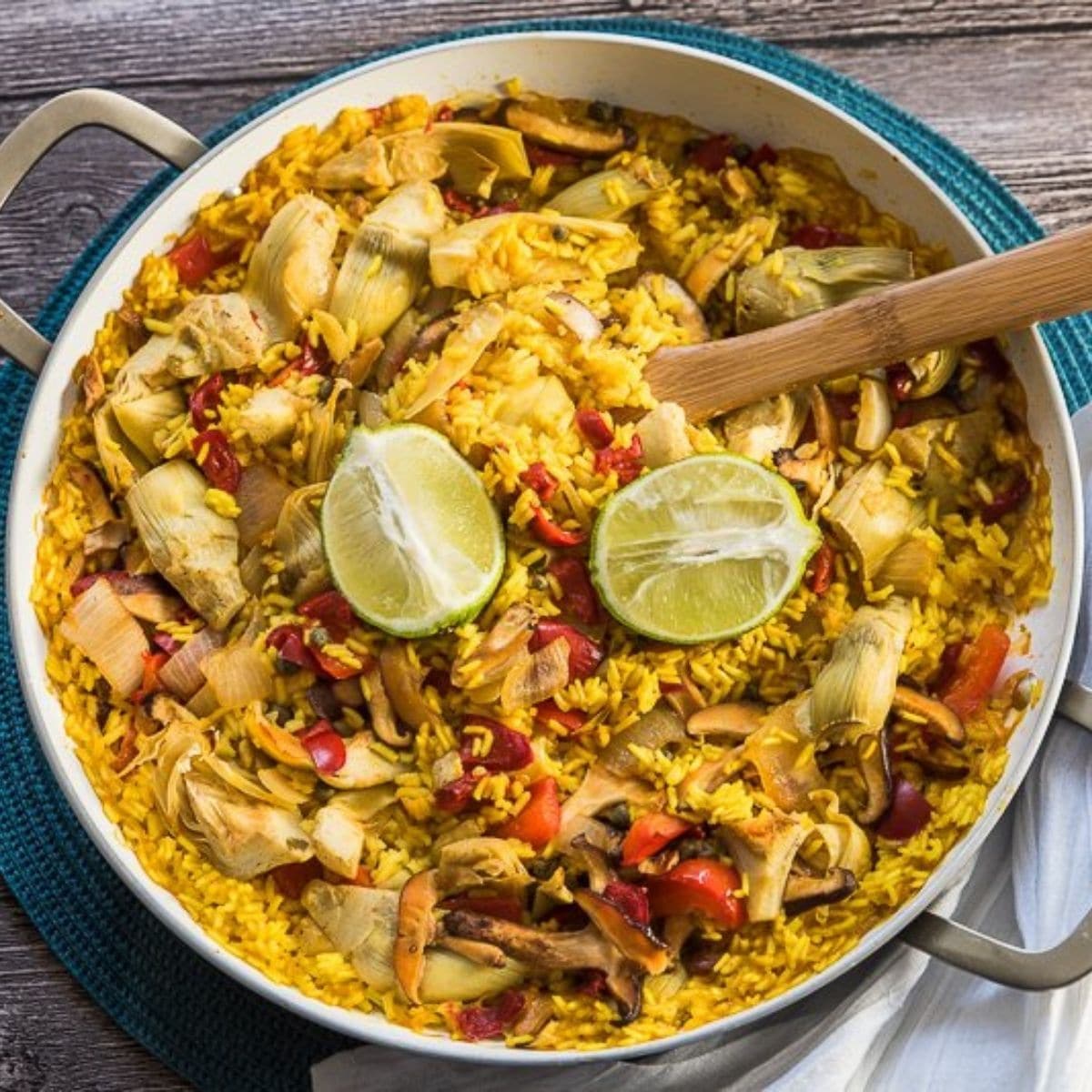 Vegan Paella - photo courtesy of Oh My Veggies