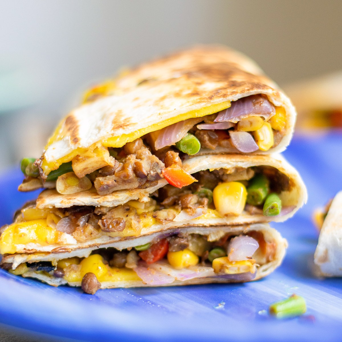 Vegan Quesadilla - photo courtesy of Oh My Veggies
