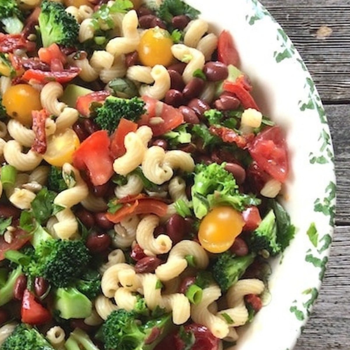 Image for Pasta Salad with Broccoli, Tomatoes, and Red Beans