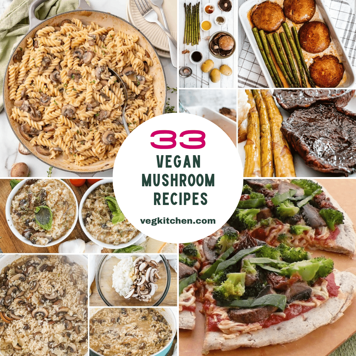 33 Vegan Mushroom Recipes