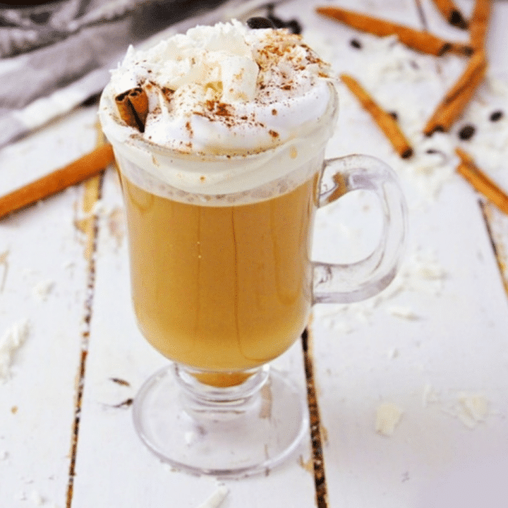 Homemade Vegan Pumpkin Spice Latte - dairy-free recipe from VegKitchen