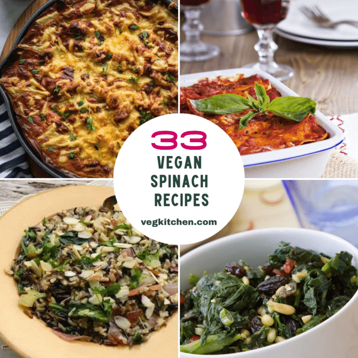 33 Vegan Spinach Recipes