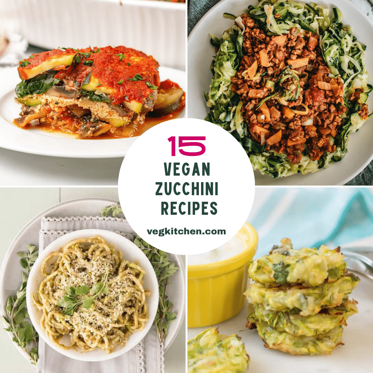 15 Vegan Zucchini Recipes
