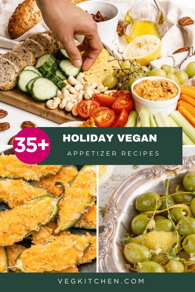 35+ holiday vegan appetizer recipes